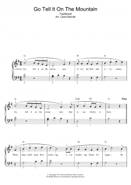 page one of Go Tell It On The Mountain (Piano & Vocal)