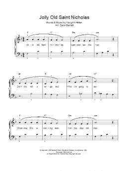 page one of Jolly Old Saint Nicholas (Piano & Vocal)