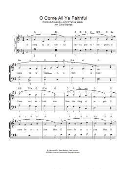 page one of O Come, All Ye Faithful (Adeste Fideles) (Piano & Vocal)