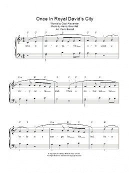 page one of Once In Royal David's City (Piano & Vocal)