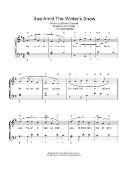 page one of See Amid The Winter's Snow (Piano & Vocal)