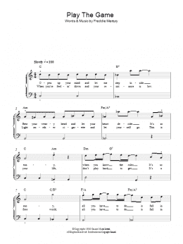 page one of Play The Game (Easy Piano)
