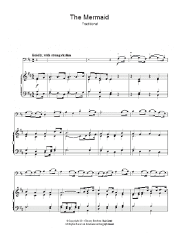 page one of The Mermaid (Piano, Vocal & Guitar Chords)