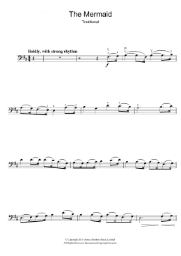 page one of The Mermaid (Cello Solo)