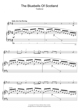 page one of The Bluebells Of Scotland (Violin Solo)