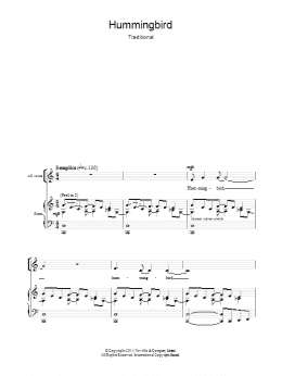 page one of Hummingbird (SSA Choir)