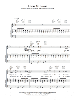 page one of Lover To Lover (Piano, Vocal & Guitar Chords)