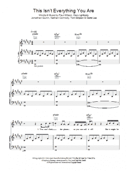 page one of This Isn't Everything You Are (Piano, Vocal & Guitar Chords)
