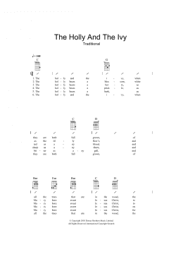 page one of The Holly And The Ivy (Ukulele Chords/Lyrics)
