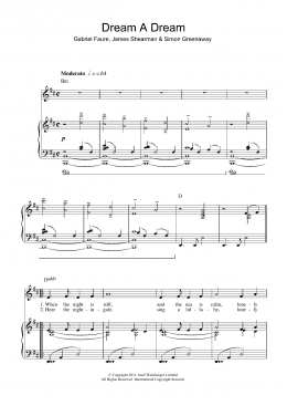 page one of Dream A Dream (Piano, Vocal & Guitar Chords)