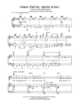 page one of Volare (Nel Blu, Dipinto Di Blu) (Piano, Vocal & Guitar Chords)