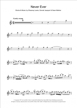 page one of Never Ever (Violin Solo)