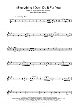 page one of (Everything I Do) I Do It For You (Alto Sax Solo)