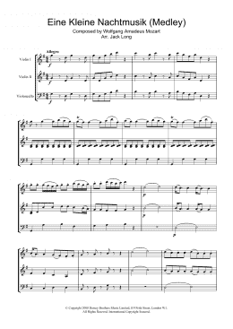page one of Eine Kleine Nachtmusik (Violin Solo)