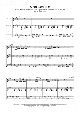 page one of What Can I Do (Violin Solo)