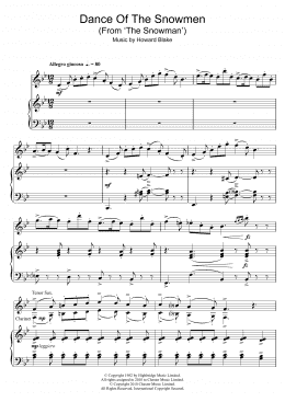 page one of Dance Of The Snowmen (from The Snowman) (Clarinet Solo)