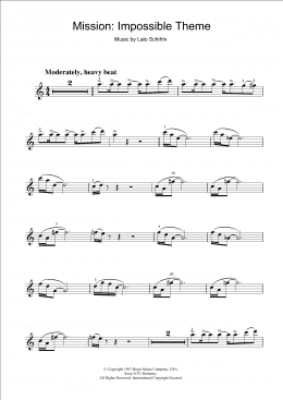 page one of Mission: Impossible Theme (Mission Accomplished) (Violin Solo)