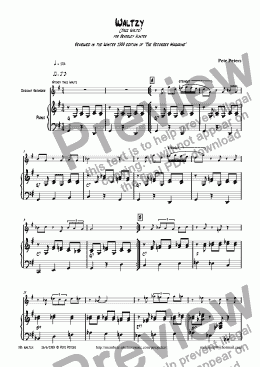 page one of Waltzy [Jazz flute or recorder]