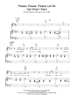 page one of Please, Please, Please, Let Me Get What I Want (Piano, Vocal & Guitar Chords)