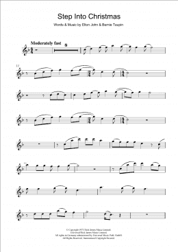 page one of Step Into Christmas (Flute Solo)