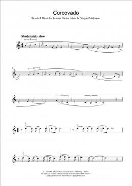 page one of Corcovado (Quiet Nights Of Quiet Stars) (Violin Solo)