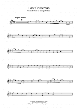 page one of Last Christmas (Alto Sax Solo)