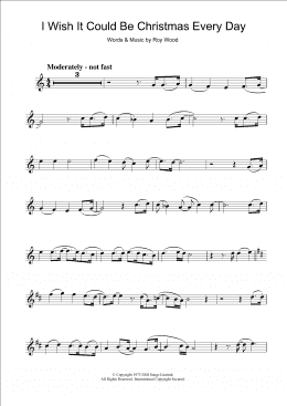 page one of I Wish It Could Be Christmas Every Day (Alto Sax Solo)