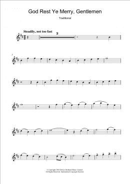 page one of God Rest Ye Merry, Gentlemen (Alto Sax Solo)