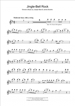 page one of Jingle Bell Rock (Clarinet Solo)