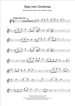 page one of Step Into Christmas (Clarinet Solo)