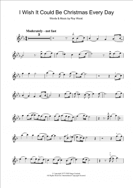 page one of I Wish It Could Be Christmas Every Day (Violin Solo)