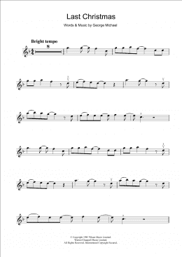 page one of Last Christmas (Violin Solo)