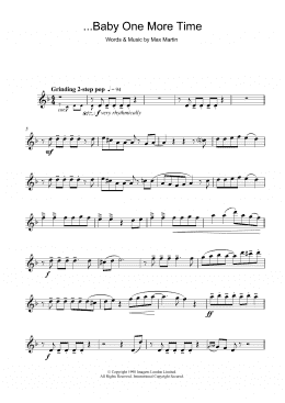 page one of ...Baby One More Time (Flute Solo)