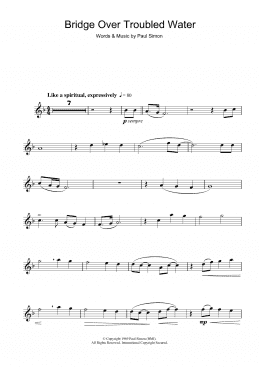 page one of Bridge Over Troubled Water (Flute Solo)