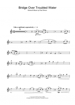 page one of Bridge Over Troubled Water (Violin Solo)