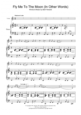 page one of Fly Me To The Moon (In Other Words) (Violin Solo)