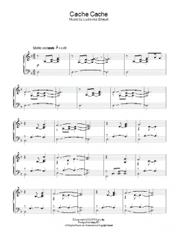 page one of Cache Cache (Piano Solo)