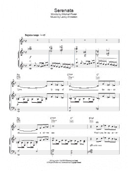 page one of Serenata (Piano, Vocal & Guitar Chords)