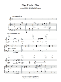 page one of Play, Fiddle, Play (Piano, Vocal & Guitar Chords)