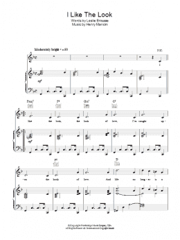 page one of I Like The Look (Piano, Vocal & Guitar Chords)