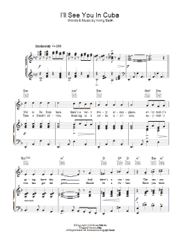 page one of I'll See You In Cuba (Piano, Vocal & Guitar Chords)