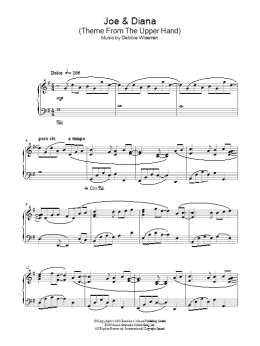 page one of Joe & Diana (Theme From The Upper Hand) (Piano Solo)