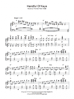 page one of Handful Of Keys (Piano Solo)