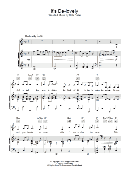 page one of It's De-Lovely (Piano, Vocal & Guitar Chords)