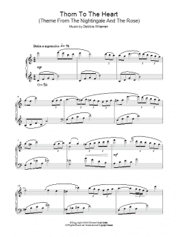page one of Thorn To The Heart (Theme From The Nightingale And The Rose) (Piano Solo)