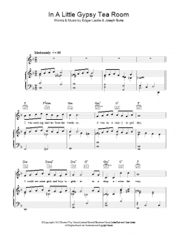 page one of In A Little Gypsy Tea Room (Piano, Vocal & Guitar Chords)