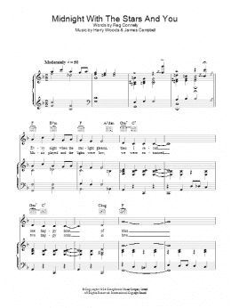 page one of Midnight With The Stars And You (Piano, Vocal & Guitar Chords)