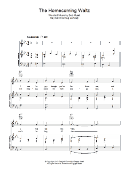 page one of The Homecoming Waltz (Piano, Vocal & Guitar Chords)