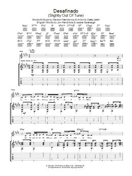 page one of Desafinado (Slightly Out Of Tune) (Guitar Tab)