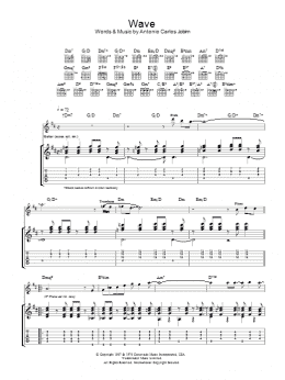 page one of Wave (Guitar Tab)